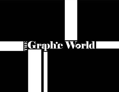 The Graphic World branding corporate design design illustration logo minimal typography ui ux vector