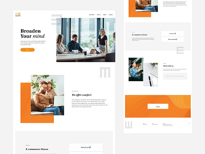 Corporate website branding design graphic design illustration logo ui ux web design