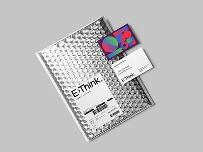 E-Think Brand Identity Design brand branding colorful courier design identity logo logotype tech technology type vector visual identity