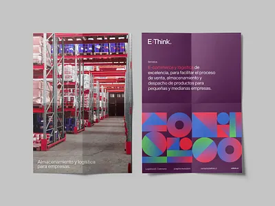 E-Think Brand Identity Design brand branding colorful design graphic design identity logo logotype tech technology type visual identity