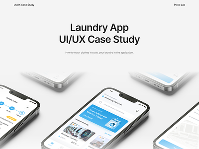 Laundry Mobile App - Case Study agency animation brand brand identity branding case study design illustration laundry app mobile app motion motion graphics motion illustration product design project starup ui ui illustration ui interaction ui kit