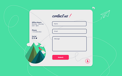 DailyUI 028 Contact Us app camp contact contact us dailyui dailyui 028 dailyui028 dailyuichallenge design digital art form logo people pop up submission ui ui design ux vector xd