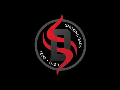 Smoking Dads bbq beards branding design identity illustration logo meat smoking