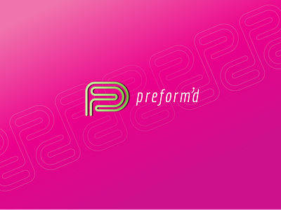 preform'd athletics branding design icon logo typography vector