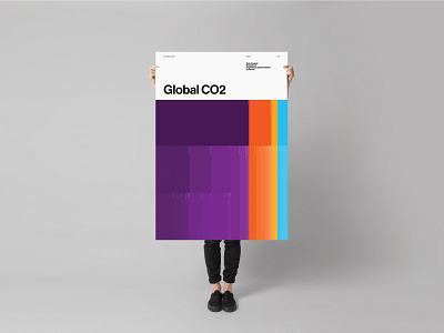 CO2 and Greenhouse Gas Emissions art print branding data dataviz design illustration logo poster typography ui