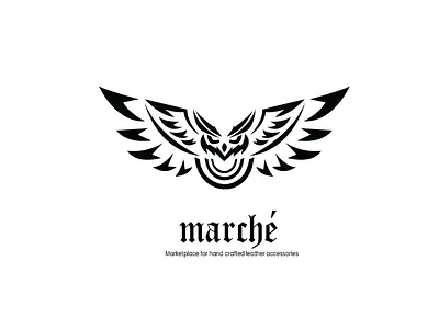 Merche bellroy design graphic design leather logo merche