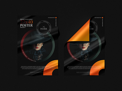 Premium Branding Poster Mockup Free poster mockup free