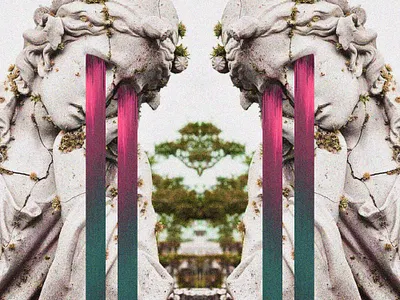 cry or something bae art collage glitch illustration photoshop