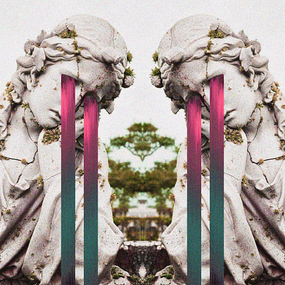 cry or something bae art collage glitch illustration photoshop