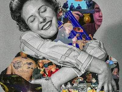 And this is just the beginning art collage photoshop retro