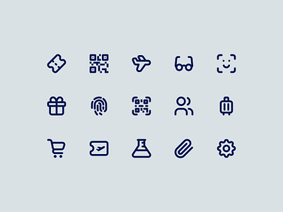 Icons - CLEAR branding icon iconography product design travel ui