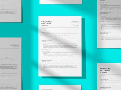 Simple Bullet Resume Template - THE UX ICON content strategy resume portfolio product design resume resume the ux icon ux ux research resume ux resume template