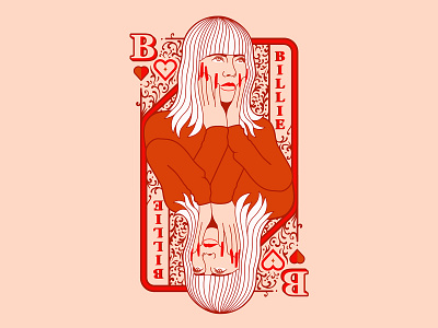 Billie Eilish Design Contest adobepartner billie eilish branding contest illustration illustrator the creative pain vector