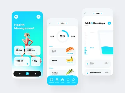 Fitness App app fitness health ui