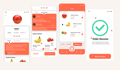 Online Food Delivery App design mobile app online shopping ui ux