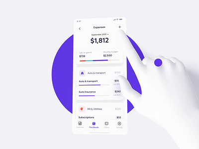 Budgeting app app design budgeting budgeting app credit credit score finance finance analytics financial app mobile app monthly payment product design subscription