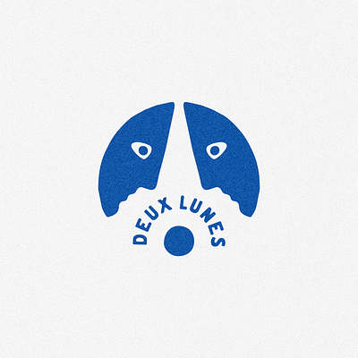 Two Moons Logo Design brand branding design font france french french design graphic design illustration lockup logo logo design logos moon picasso type typeface typography