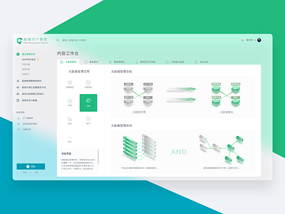 Data mangement Control dashboard webdesig