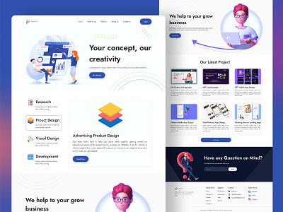 Design Agency Website agency agency website branding company creative agency homepage ilias illustration landing page minimal popular design responsive team trendy design ui design uiux web design web.landingpage website webuidesign