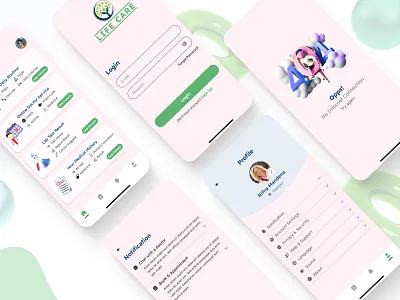 Medical App for Mobile android fitness app graphic design health app ios app medical app mobile mobile app mobile app design pototype ui ui design uiux ux ux design visual design wearframe web design