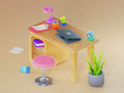 Lazy Guy 3d blender isometric graphic design illustration minimal ui