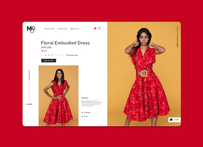 Clothing Page Concept design ui web design webpage website concept