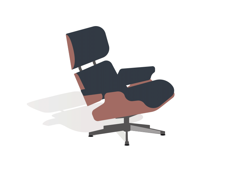 MCM Chairs art print atomic danish eames illustration interior interior design lounge chair mcm mid century mid century modern midmod modern modernism noguchi poster retro saarinen style vintage