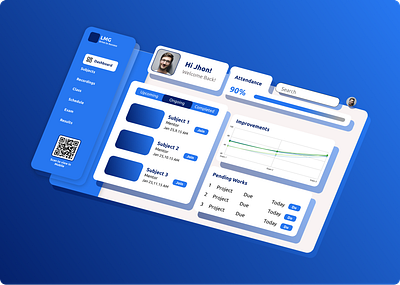 Learning Managment System graphic design learning dashboard logo ui ui ux web design
