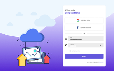 Login Screen 3d animation app branding design graphic design icon illustration logo motion graphics typography ui ux vector
