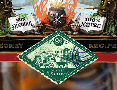 Magic Express progress label potter stamp
