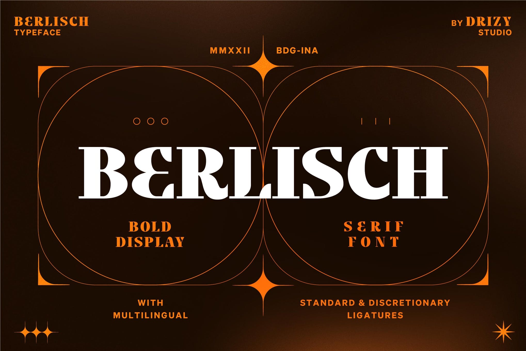Berlicsh Font app branding design display font graphic design illustration logo serif typeface typography ui ux vector vintage