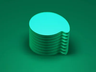 Satisfying Loop 3d animation blender experiment geometry nodes logo motion graphics