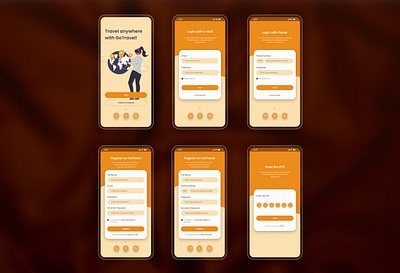 GoTravel App : Onboard to Explore design figma design login minimalist modern onboarding prototyping signup travel app trending ui ui ux user experience