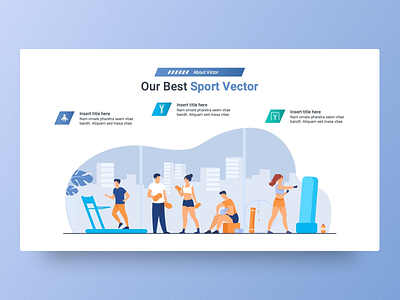 Our Best Sport Vector business content creative design graphic design gym illustration infographic powerpoint powerpoint template presentation slides sport vector