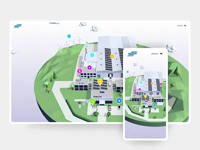 Rheworld 3d blender desgin graphic design interface webesign