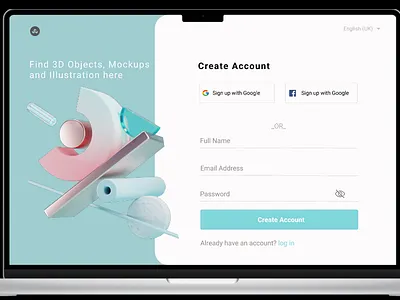 Here is my fresh log in page .......