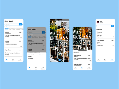 Font Finder design font app mobile design scanner app ui ui design ux