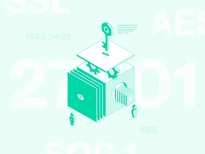 Security and permissions illustration design graphic design illustration isometric isometricillustration startup vector