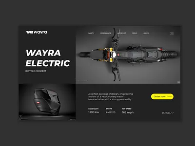 motorcycle page design figma motorcycle site ui website