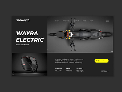 motorcycle page design figma motorcycle site ui website