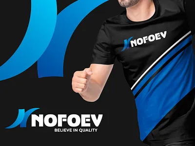 NOFOEV Logo | Sportswear logo design | N Logo | Designofly action sports branding blue logo brand identity branding columbia sportswear game sportswear graphic design logo logo sportswear modern logo nike sportswear nofoev sports branding agency sports branding design sportswear sportswear logo sportswear store