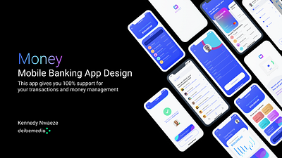 Money - Mobile banking App (UI/UX) app branding design figma graphic design icon illustration logo motion graphics productdesign typography ui uiux ux vector