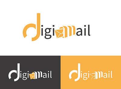 Digimail app branding design graphic design illustration logo ui ux