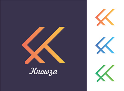 Knowza branding design graphic design illustration logo ui vector