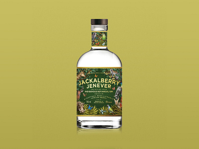 Jackalberry Gin africa aloe birds botanicals character design drawing gin graphic illustration label design label illustration packaging plant plants texture trees