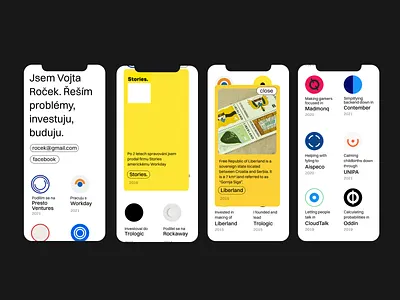 RESUME PAGE_MOBILE app box branding design mobile points portfolio product product design resume type typeface typography ui ux variable