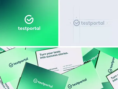 Testportal - Behance Case animation app brand identity brandbook branding case design graphic design green icons illustration interface landing logo logotype saas ui unikorns ux website