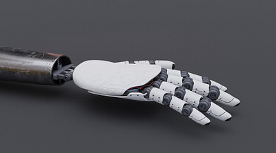 3D Robot Hand 3d blender graphic design hand prosthetic render robot tech