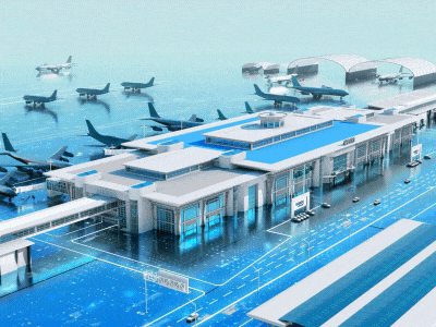 GACA | General Authority of Civil Aviation ✈️✈️ 3d airports animation cinema4d design dimension fusion gaca gif illustration logo motion motion graphics motiongraphics octanerender planes saudi