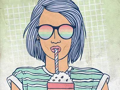 Pride month | 5 dollar shake illustration illustration art illustration design visual visualdesign